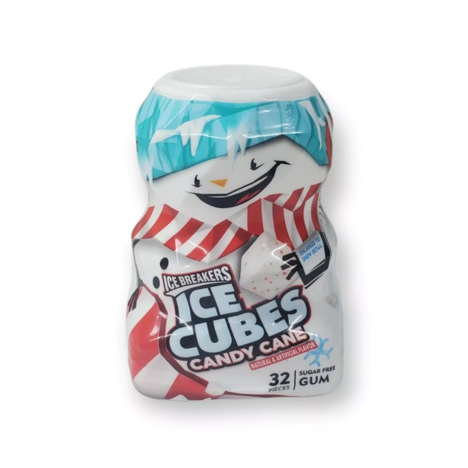 Ice Breakers Ice Cubes Candy Cane Sugar Free Chewing Gum