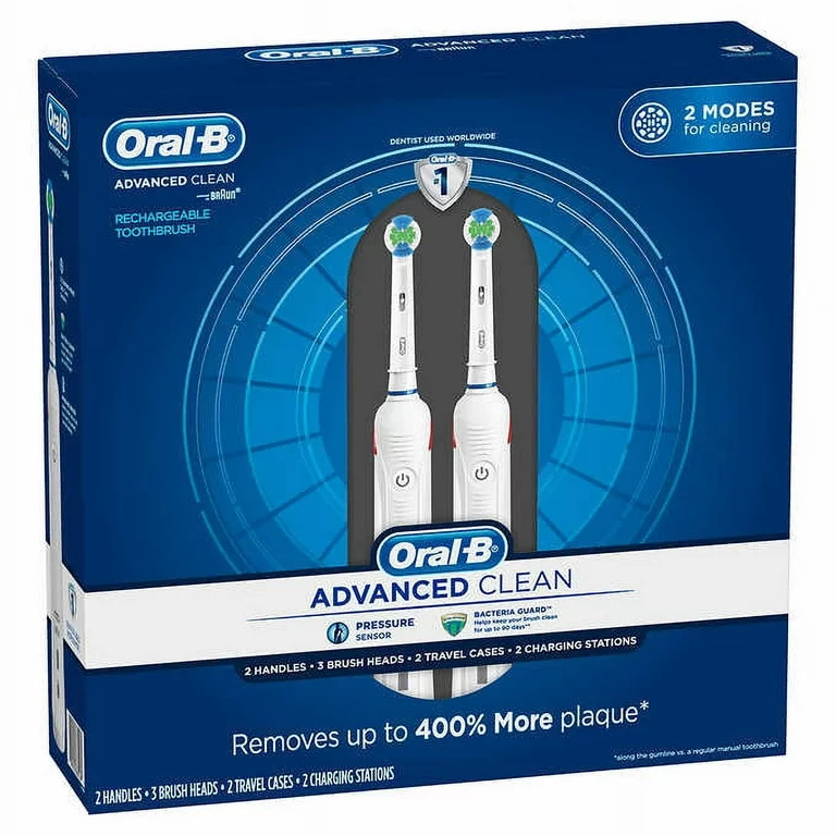 Oral-B Advanced Clean Power Rechargeable Electric Toothbrush