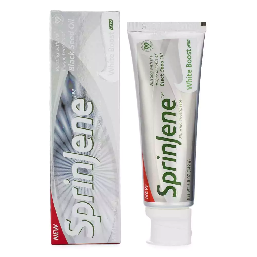 SprinJene White Boost Fluoride Toothpaste