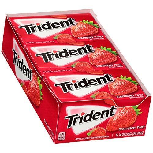 Trident Strawberry Twist Sugar Free Chewing Gum