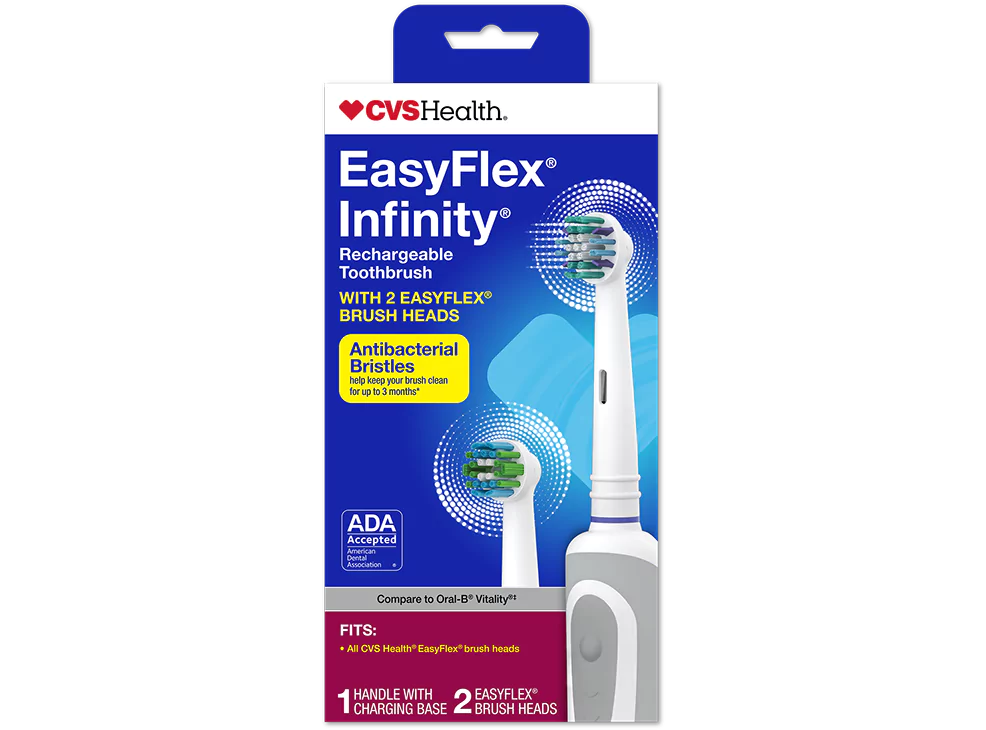 CVS Health EasyFlex Infinity Rechargeable Toothbrush