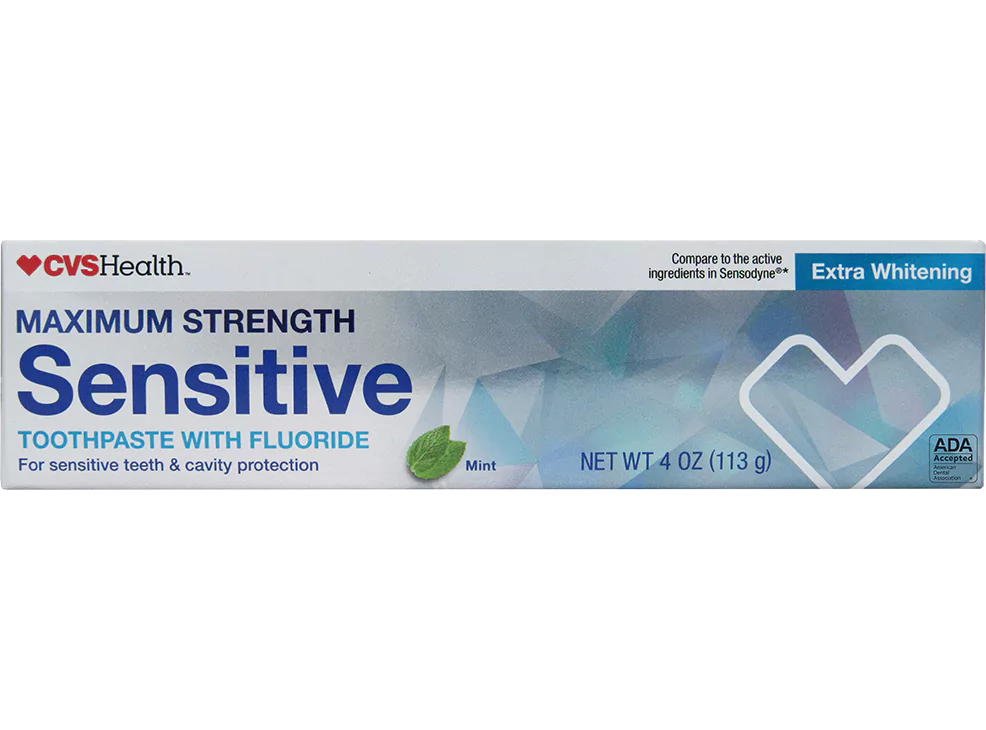 CVS Health Maximum Strength Sensitive Toothpaste with Fluoride