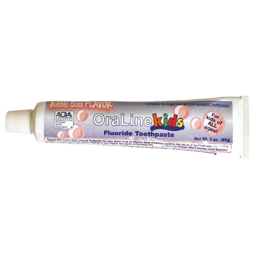 OraLine Kids Bubble Gum Fluoride Toothpaste